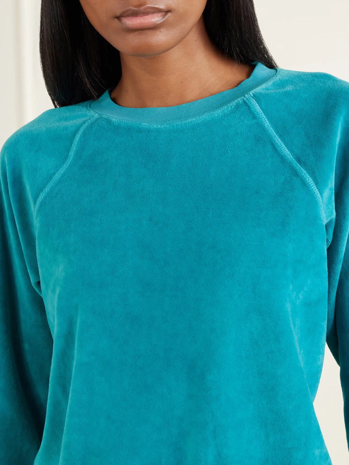 Suzie Kondi Tilos Cotton-blend Velour Sweatshirt