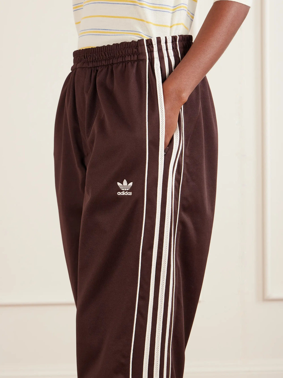 + Wales Bonner Webbing-trimmed Cotton-blend Jersey Wide-leg Pants