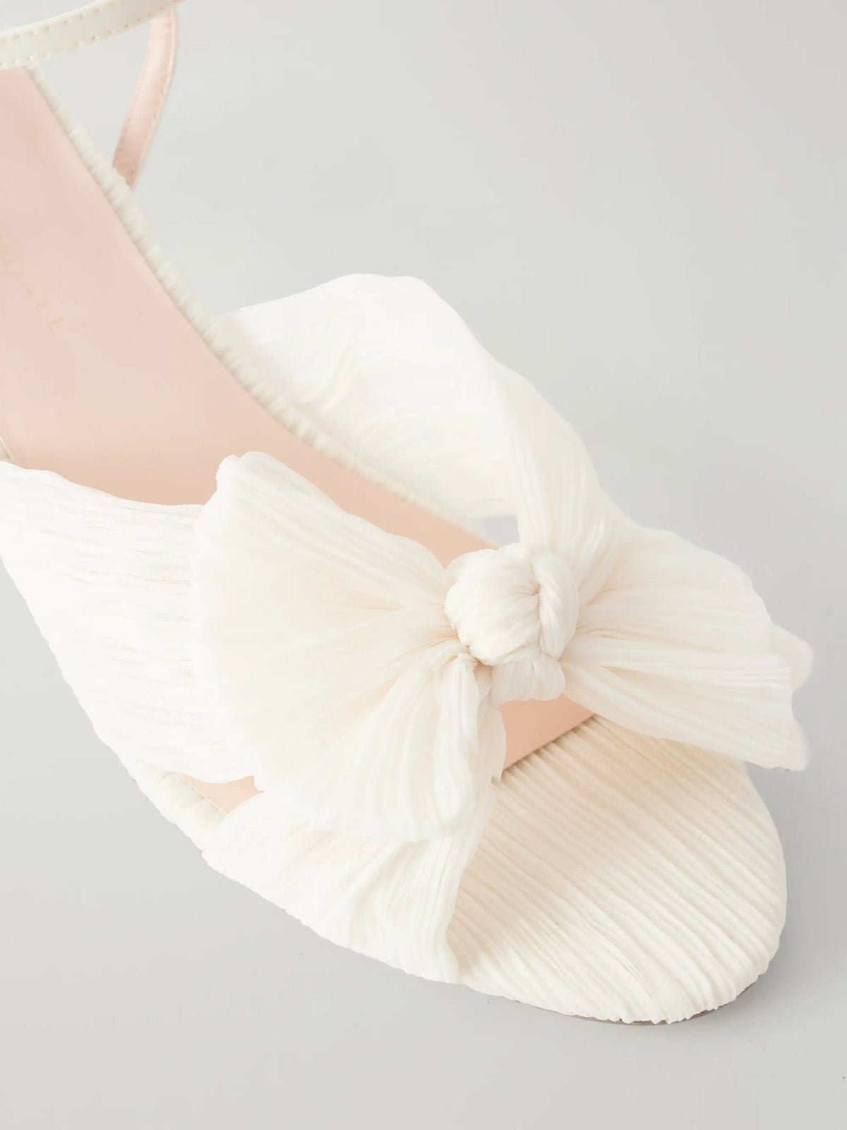 Loeffler Randall Dahlia Bow-detailed Organza Sandals