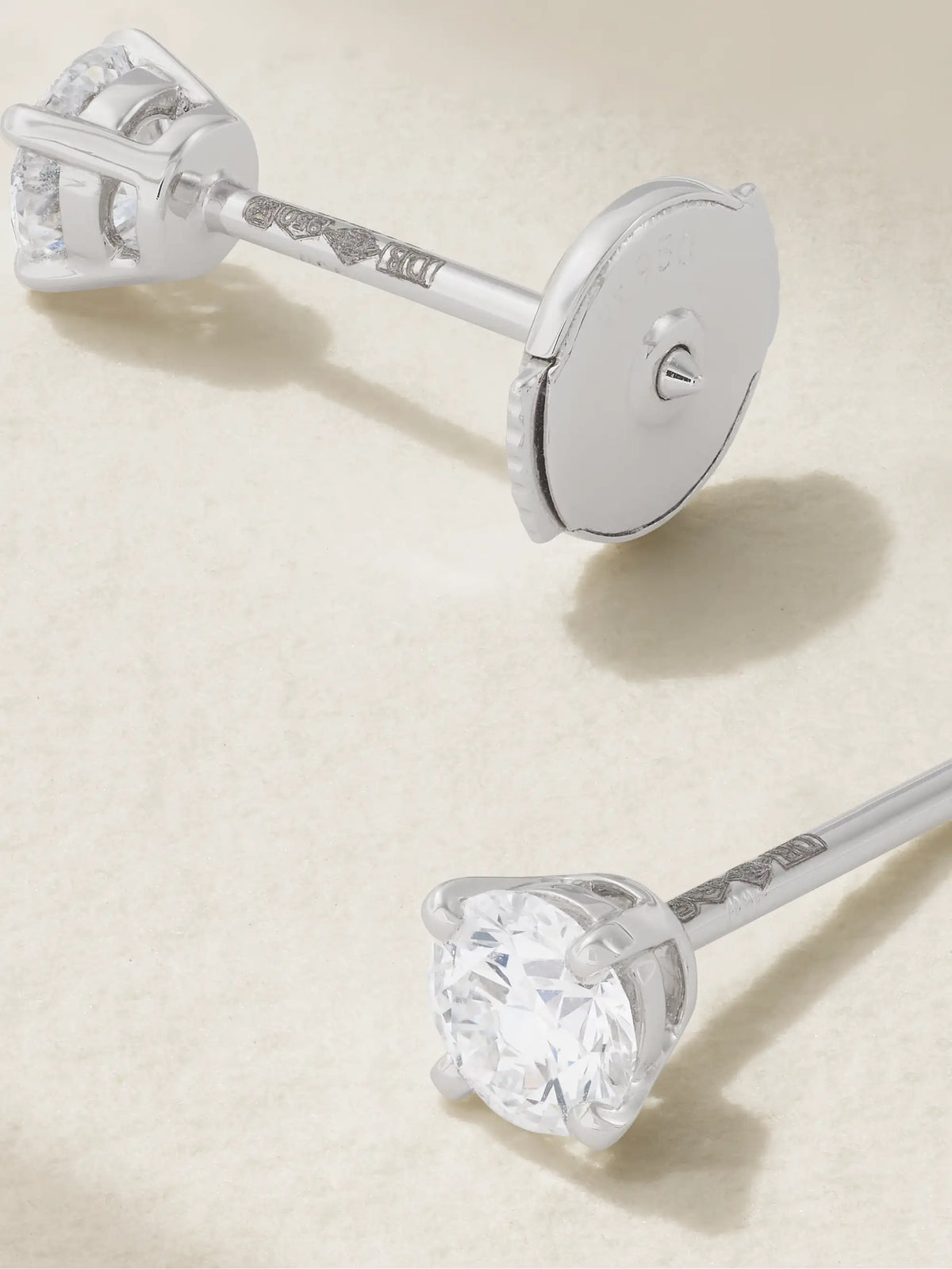 Db Classic Platinum Diamond Earrings