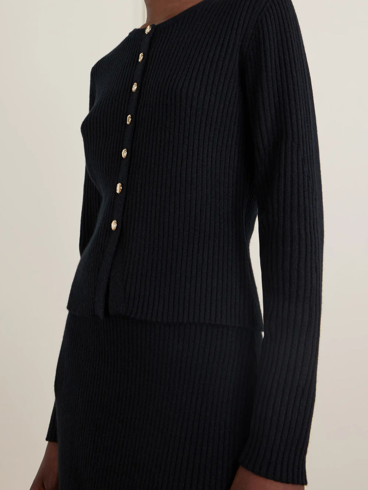 Allude Wool And Cashmere-blend Ribbed Cardigan