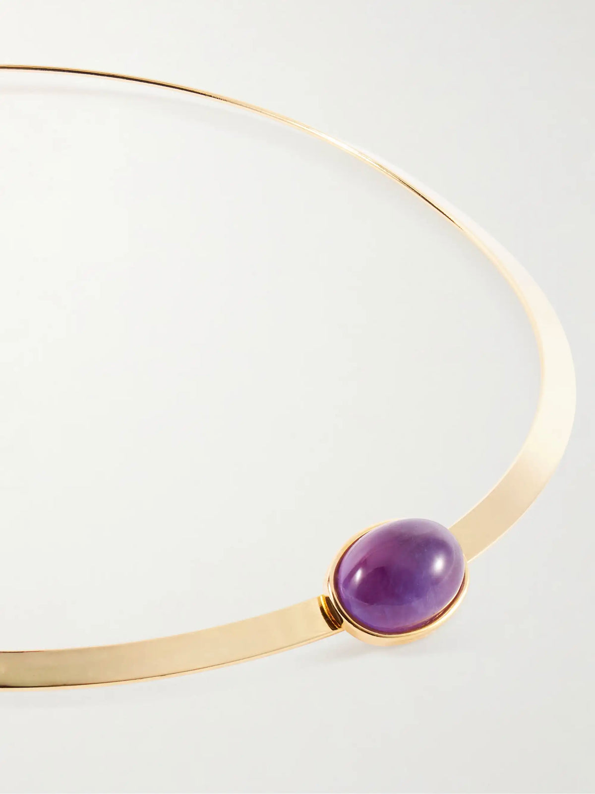 Jennifer Behr Elaine Gold-plated Amethyst Necklace