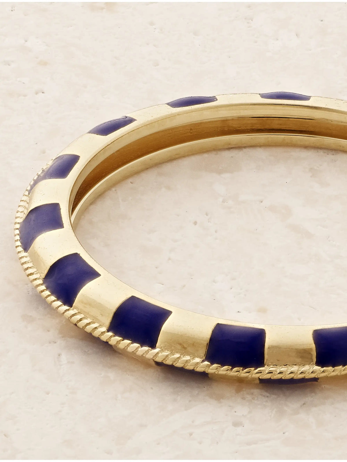 Nano Alliance 9-karat Gold And Enamel Ring