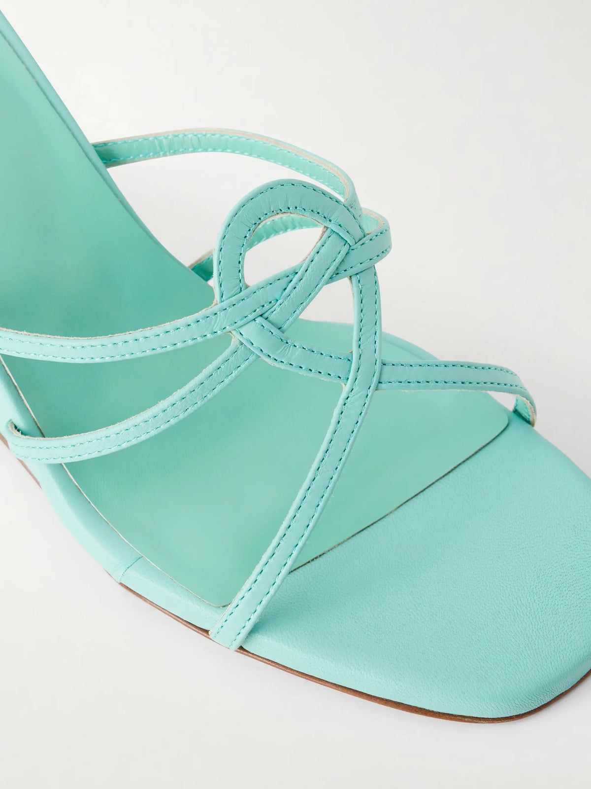 70 Opera Leather Wedge Sandals