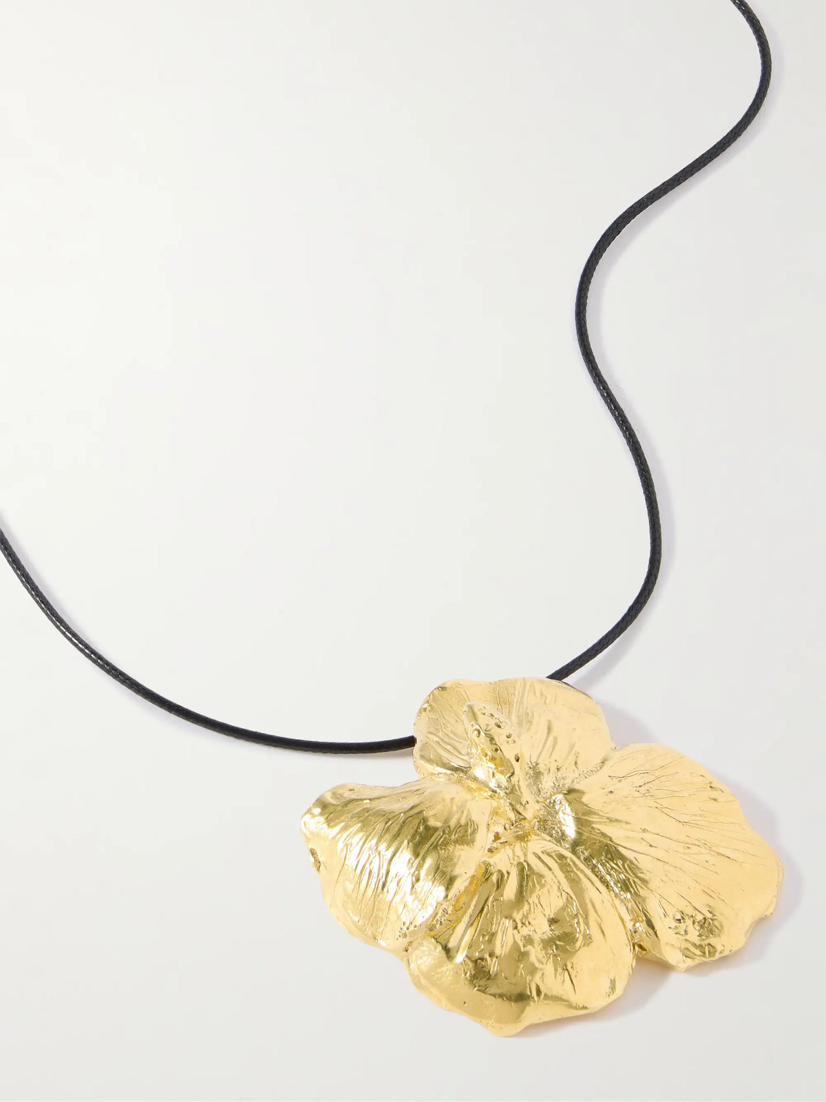 + Eden Rock St Barths Hibiscus Gold-plated And Cord Necklace