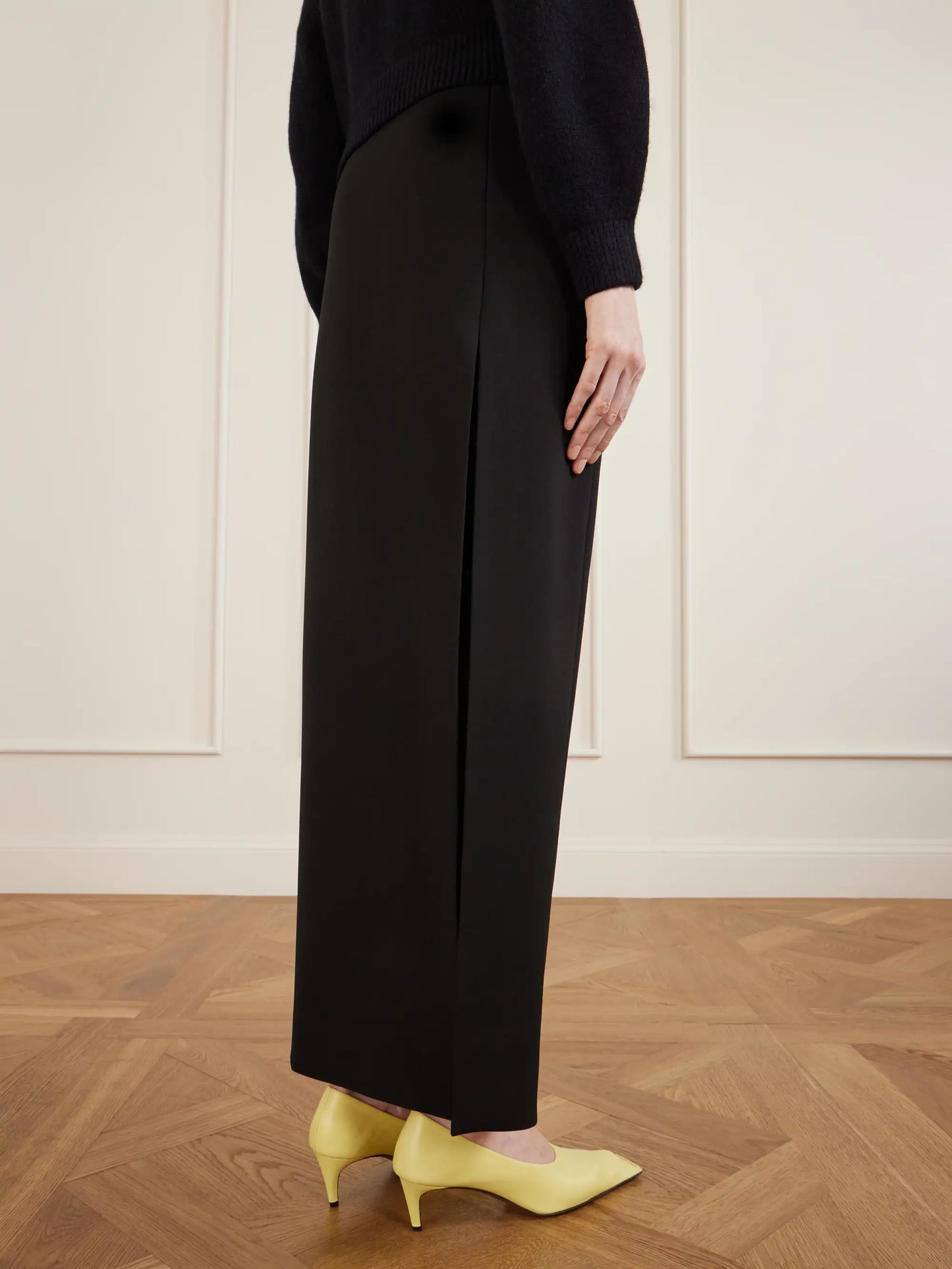 Lyle Crepe Midi Skirt