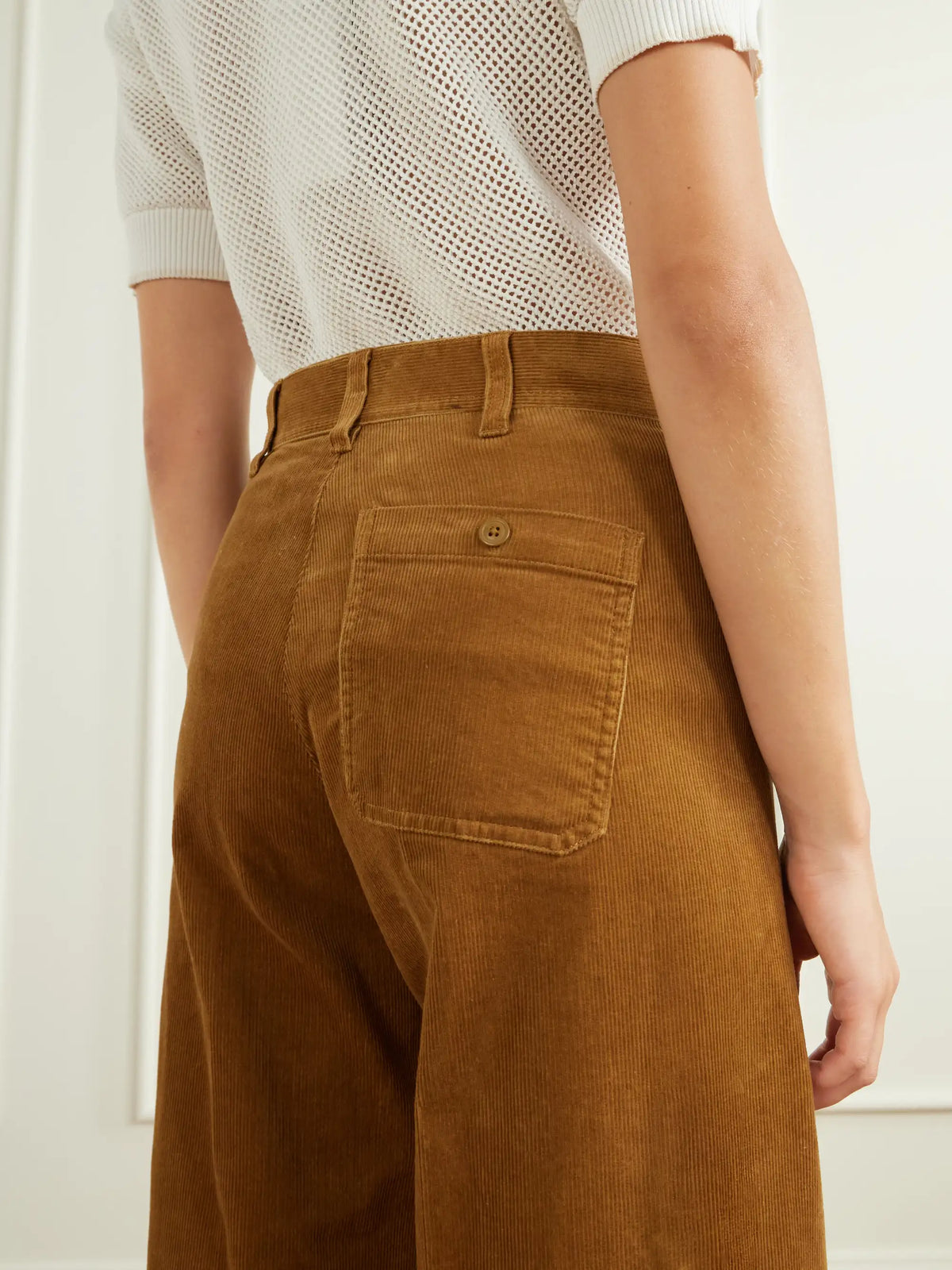 Polo Ralph Lauren Cotton-blend Corduroy Wide-leg Pants