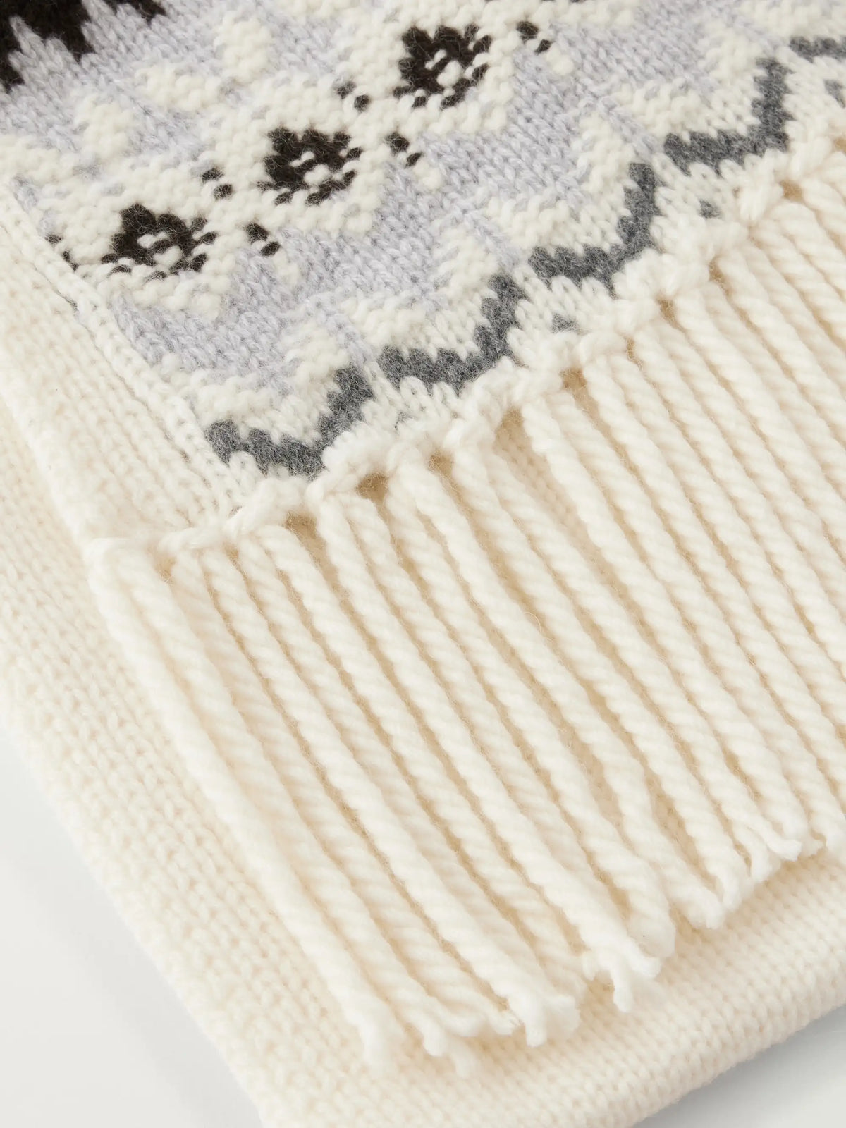 Arch4 Frostine Fringed Cashmere Scarf