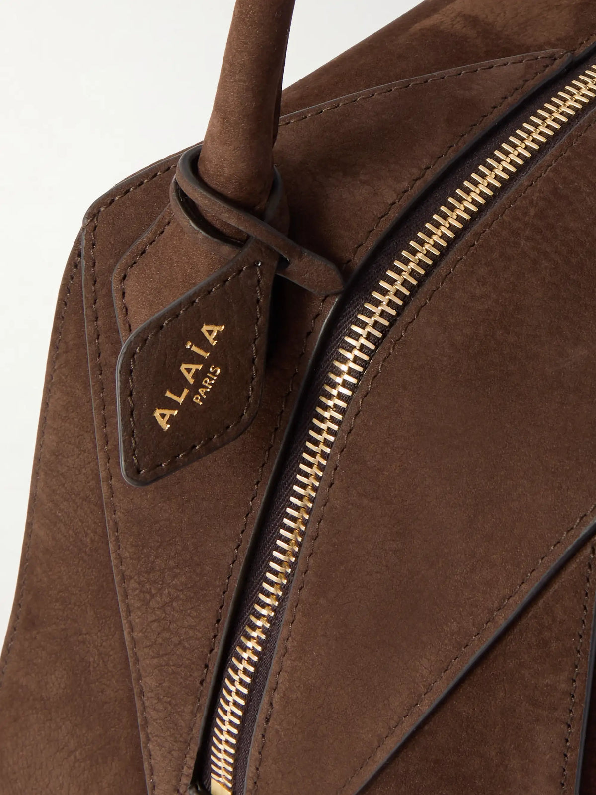 Le Bulldog Medium Nubuck Shoulder Bag