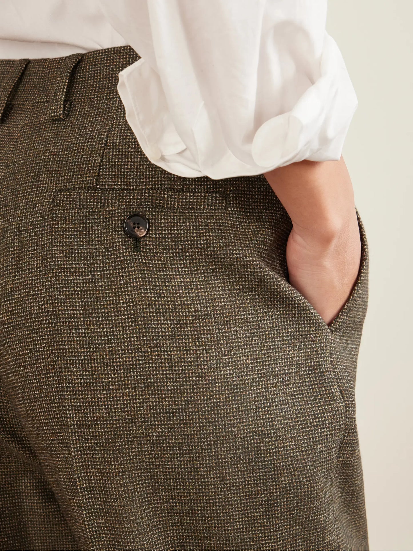 Louis Cropped Wool And Cashmere-blend Straight-leg Pants