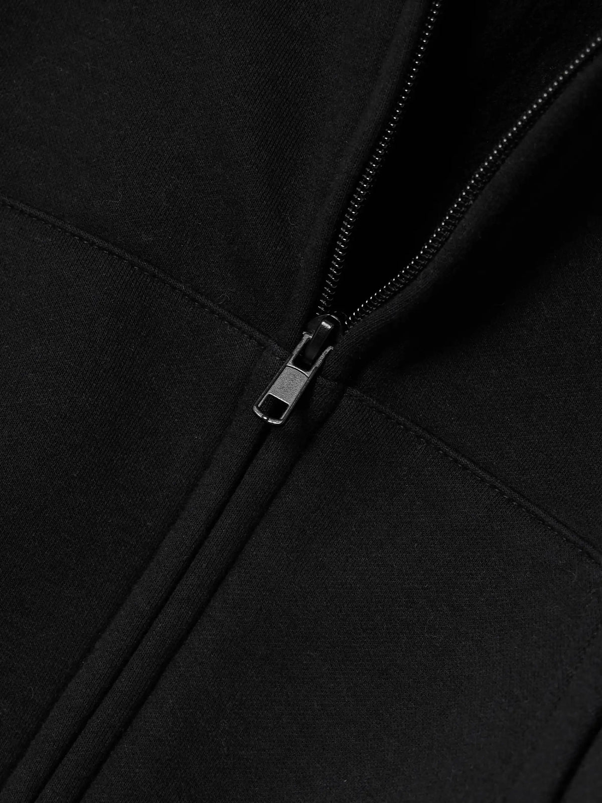 Classic Zip Up Hoodie - Onyx