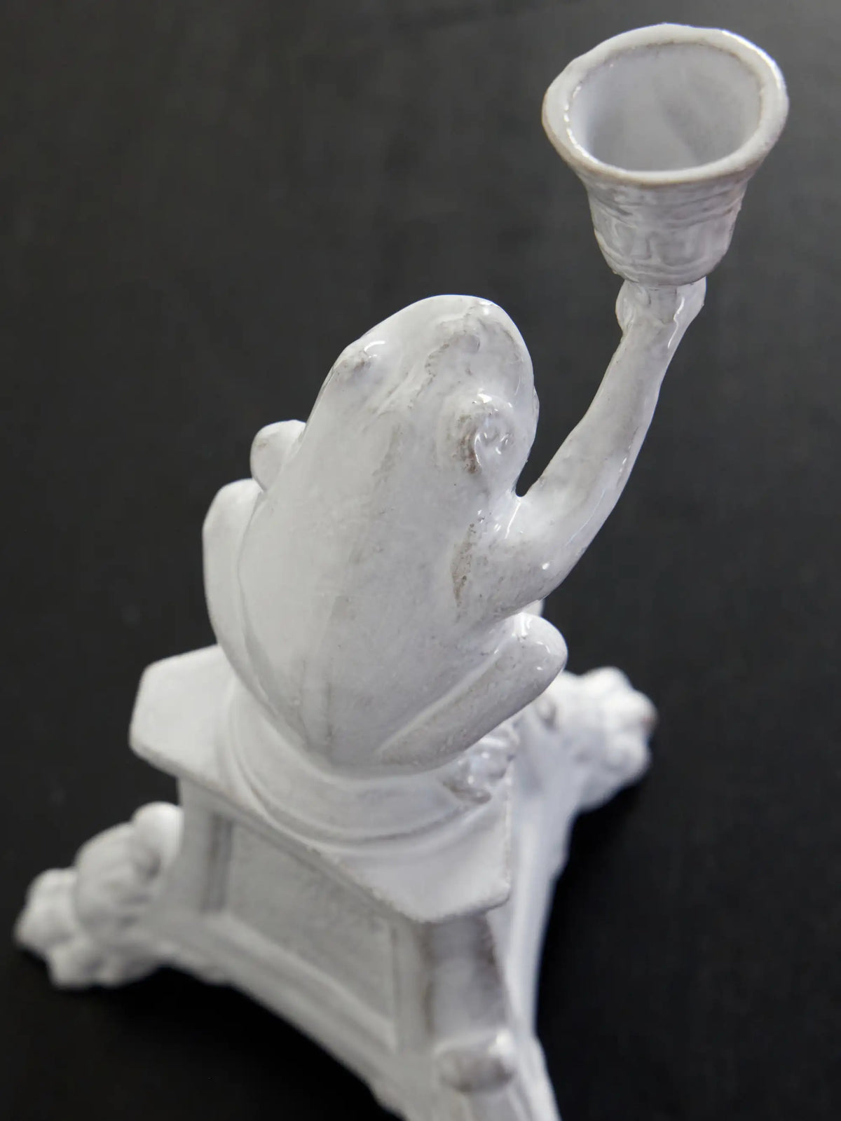 Astier De Villatte Grenouille Monument Porcelain Incense Holder