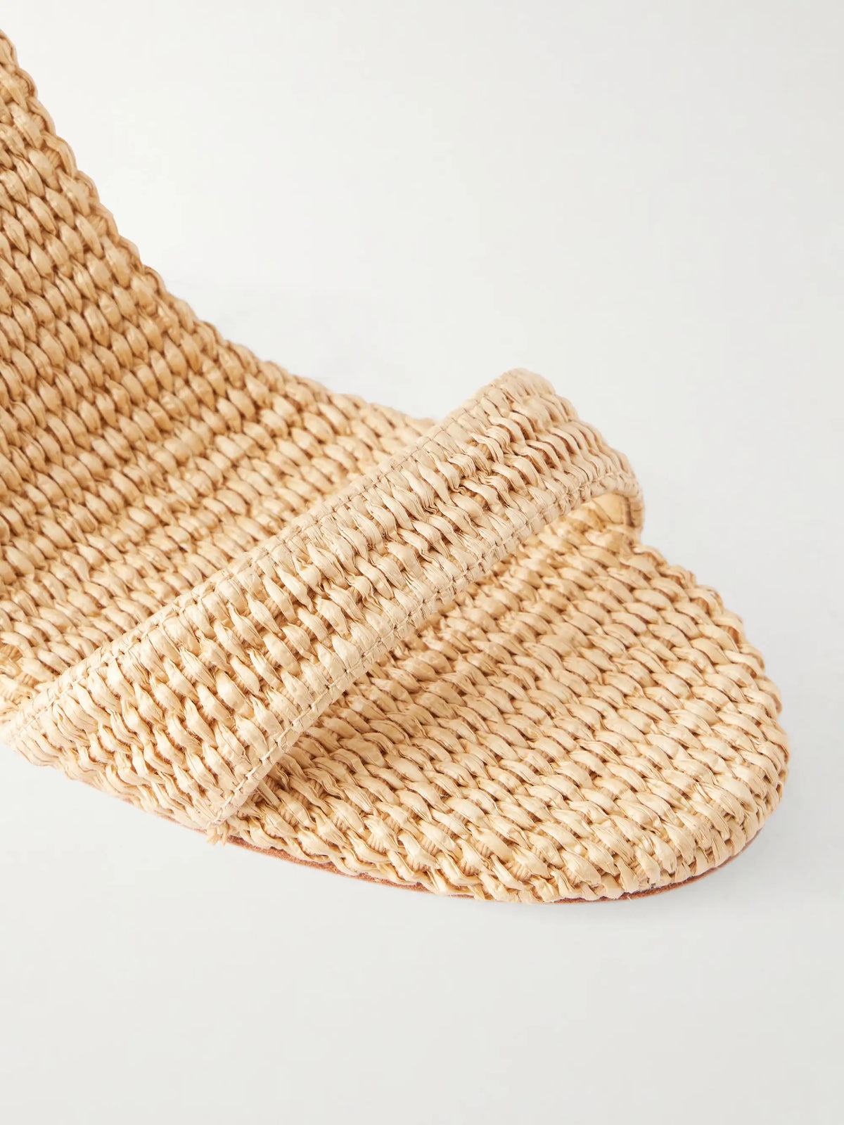 Gavi 40 Raffia Wedge Sandals