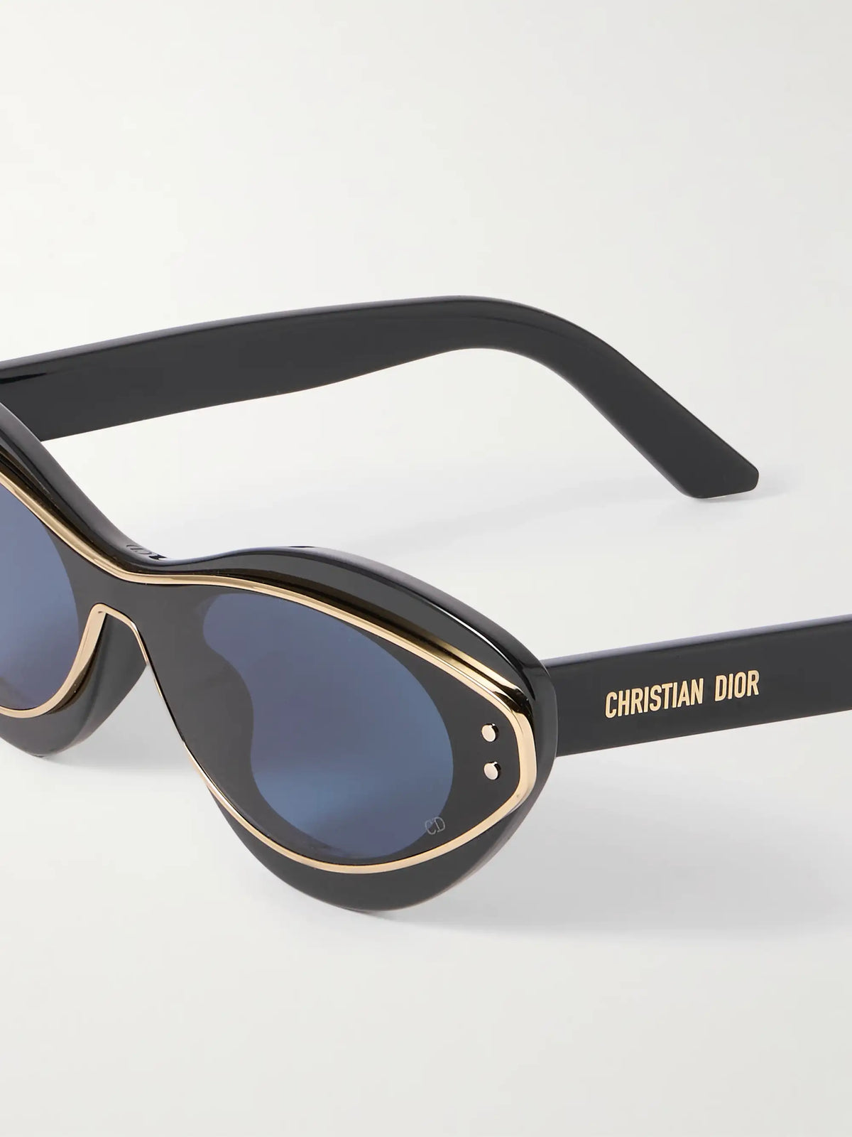 Diormeteor B1i Gold-tone And Acetate Cat-eye Sunglasses