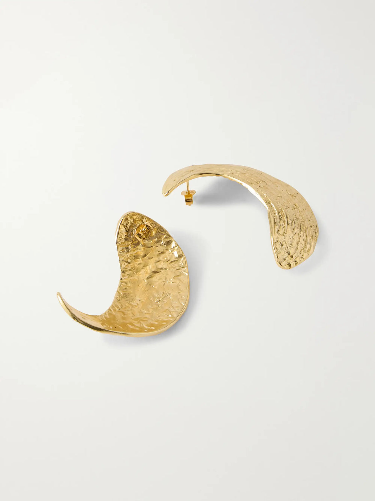 Broken Shell Gold-plated Earrings
