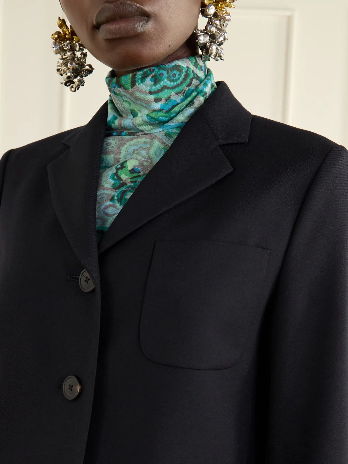 Dries Van Noten Wool-crepe Blazer