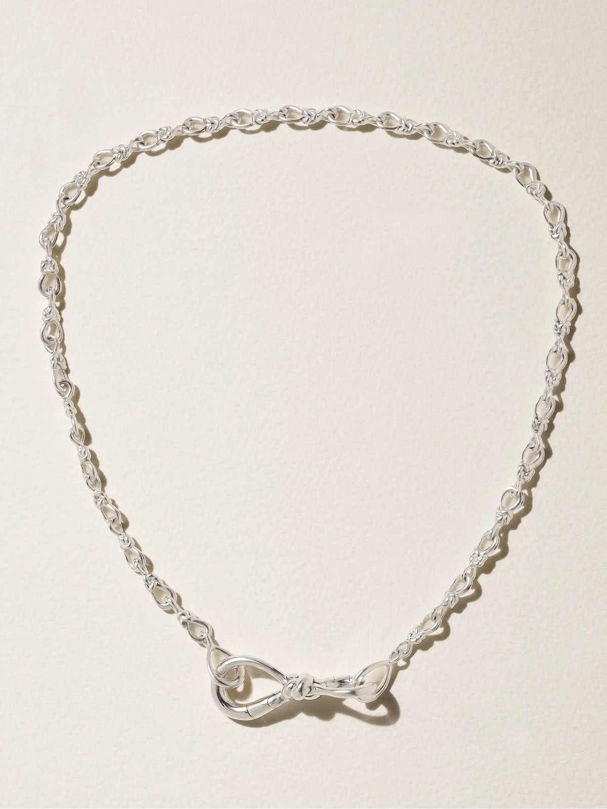 True Lover's Knot Sterling Silver Necklace