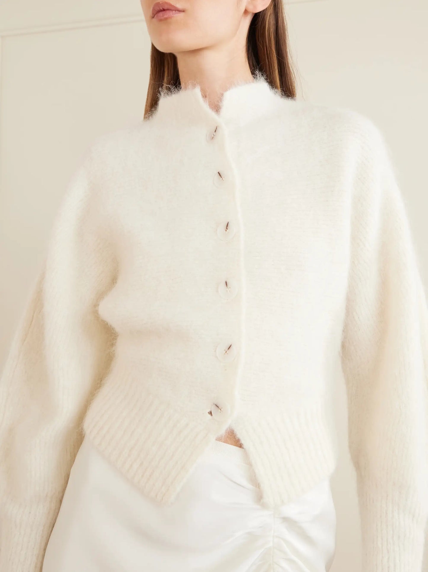 Lise Wool-blend Cardigan