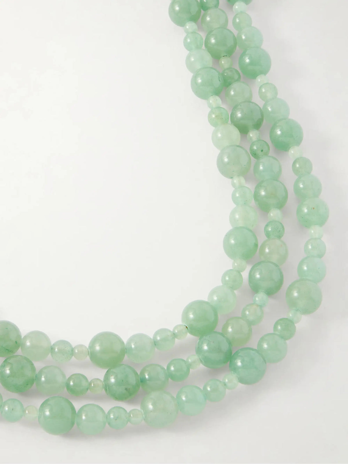 Veda Gold-tone Aventurine Necklace
