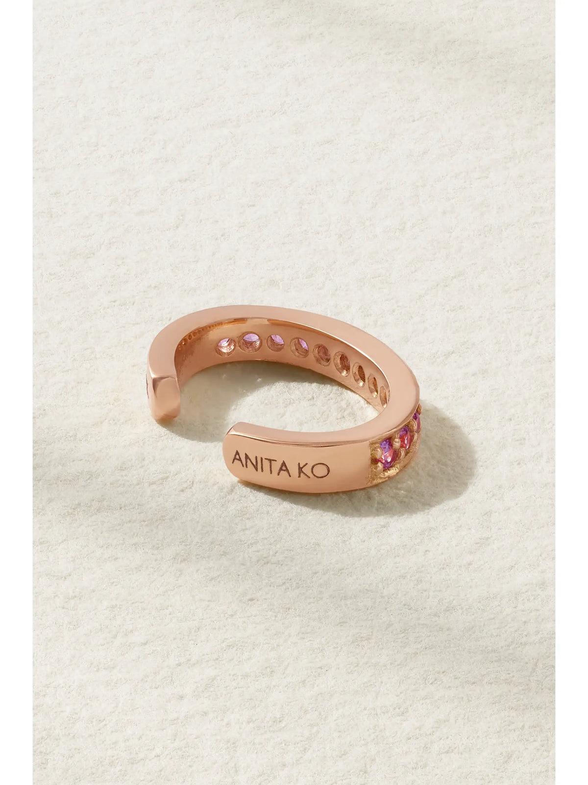 18-karat Rose Gold Sapphire Ear Cuff