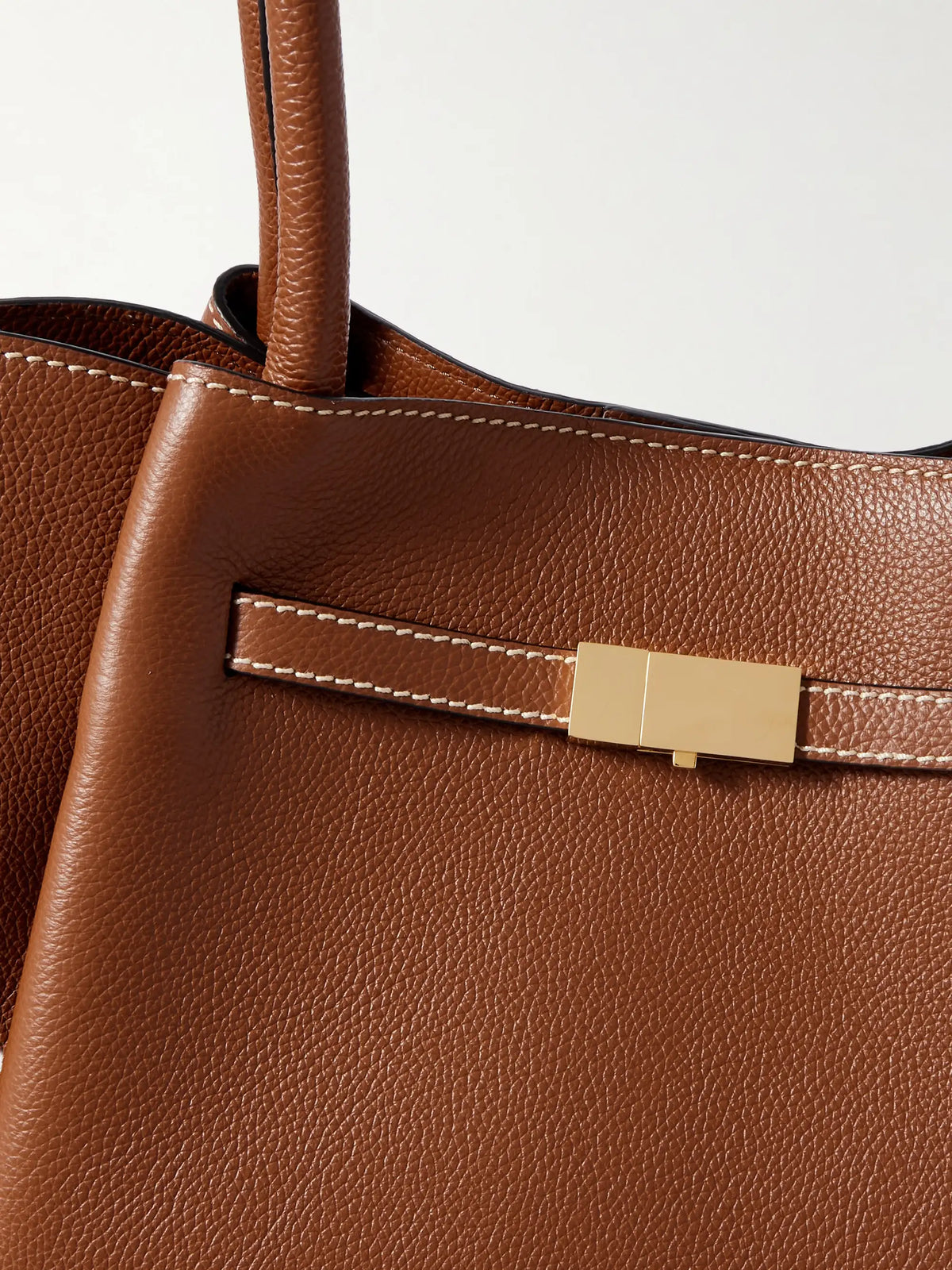 The New York Textured-leather Tote