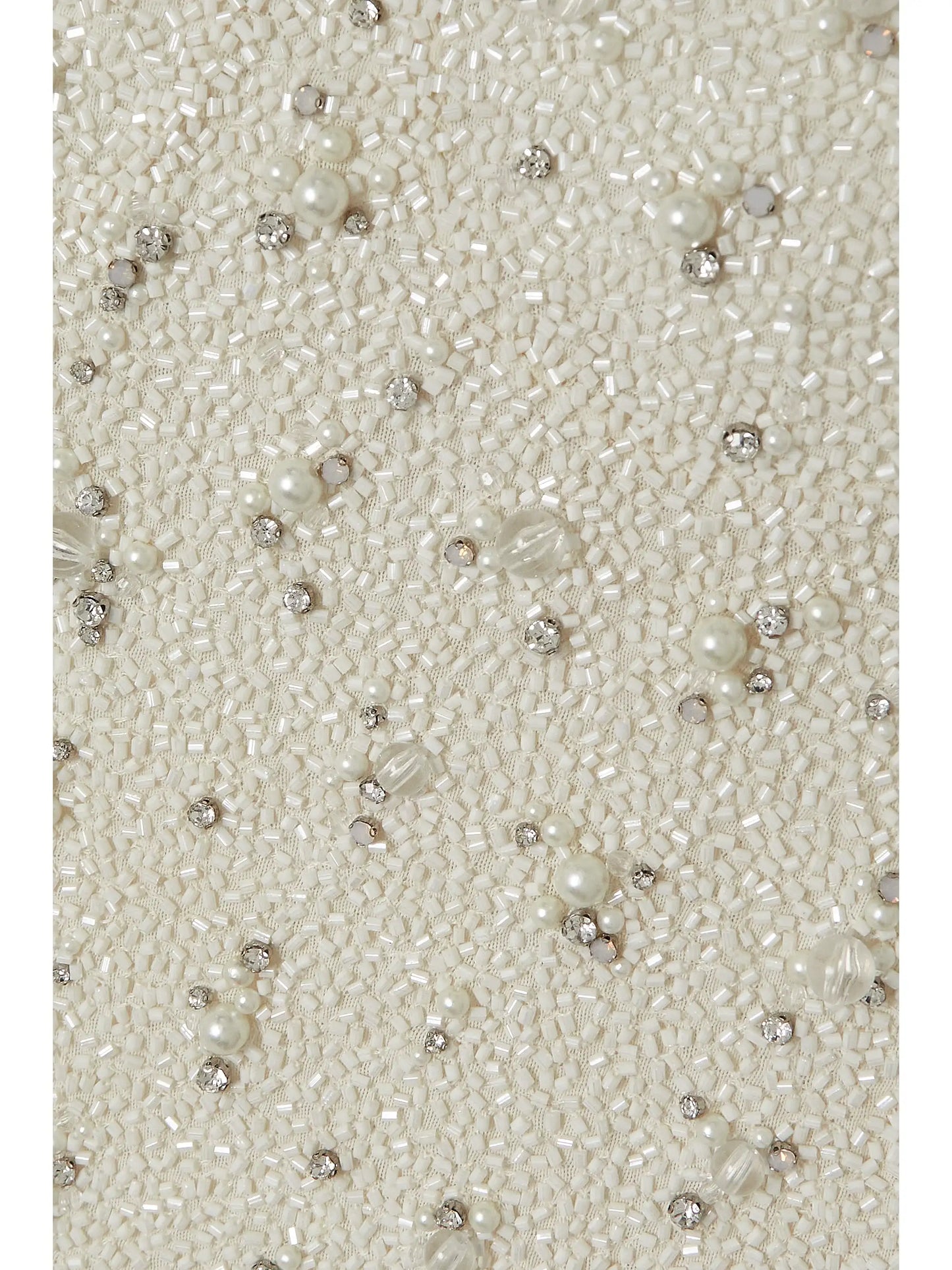 Embellished Stretch-tulle Mini Dress