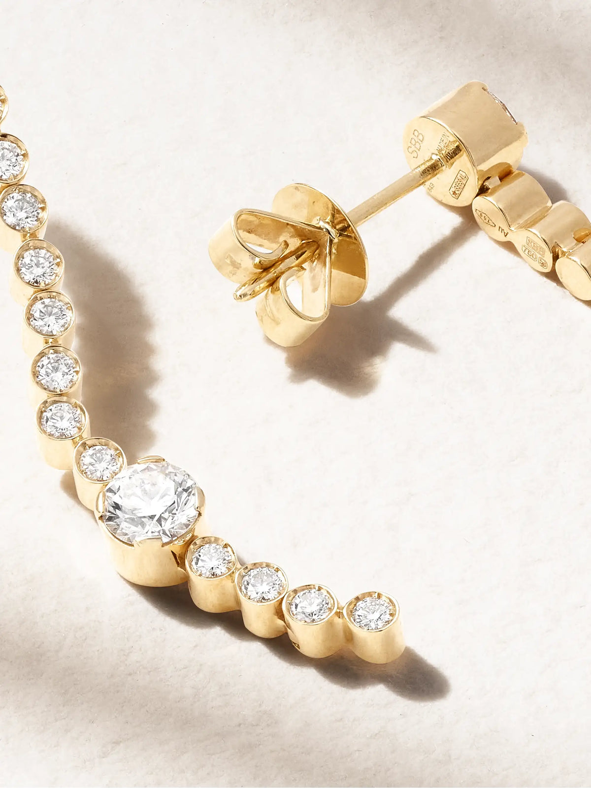 18-karat Recycled Gold Diamond Earrings