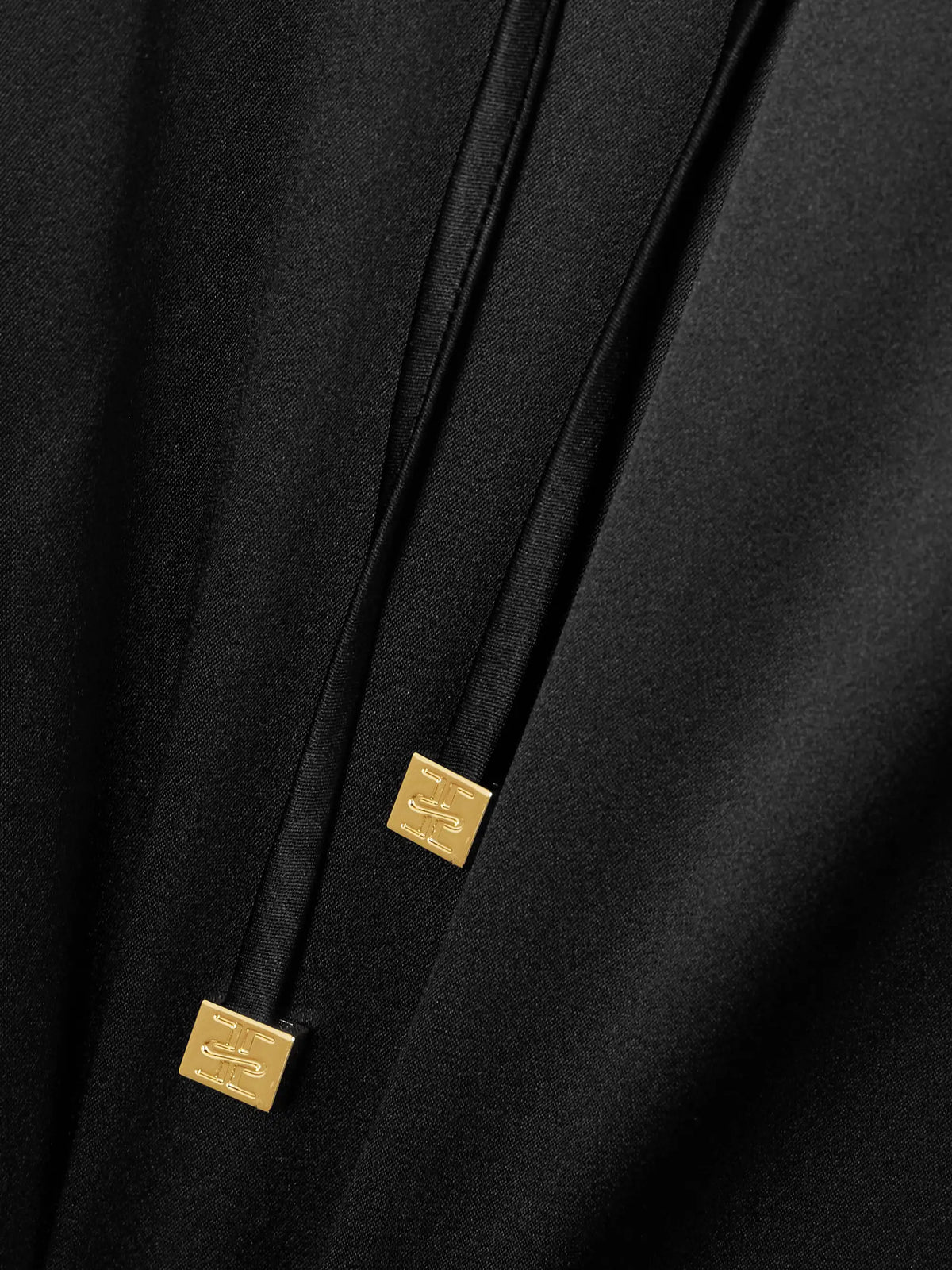 Carla Draped Silk-blend Satin Halterneck Maxi Dress