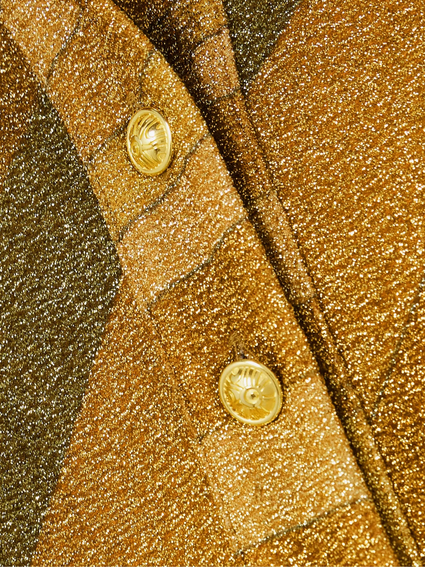 Printed Metallic Jersey Polo Shirt