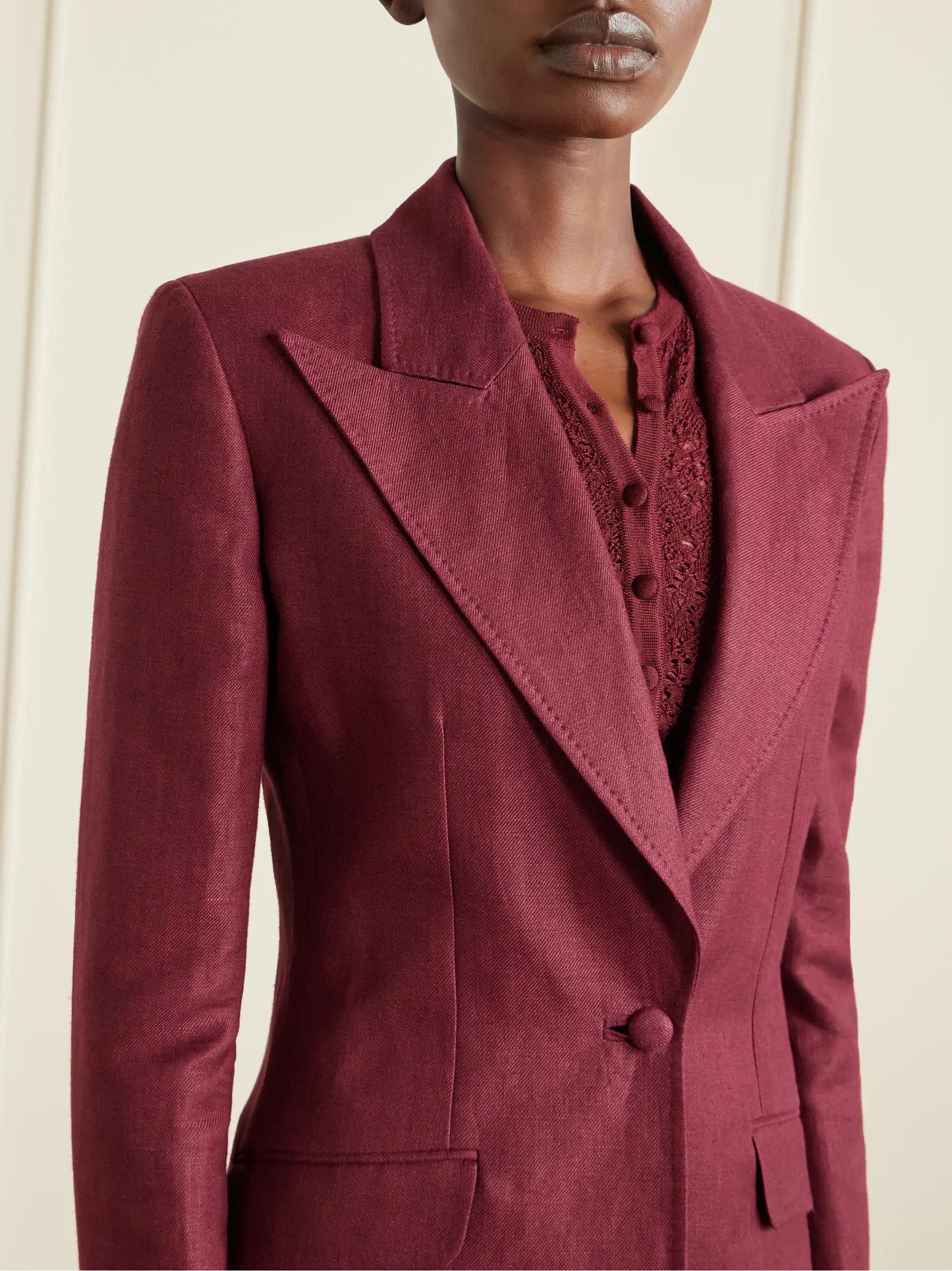 Leiva Linen-twill Blazer