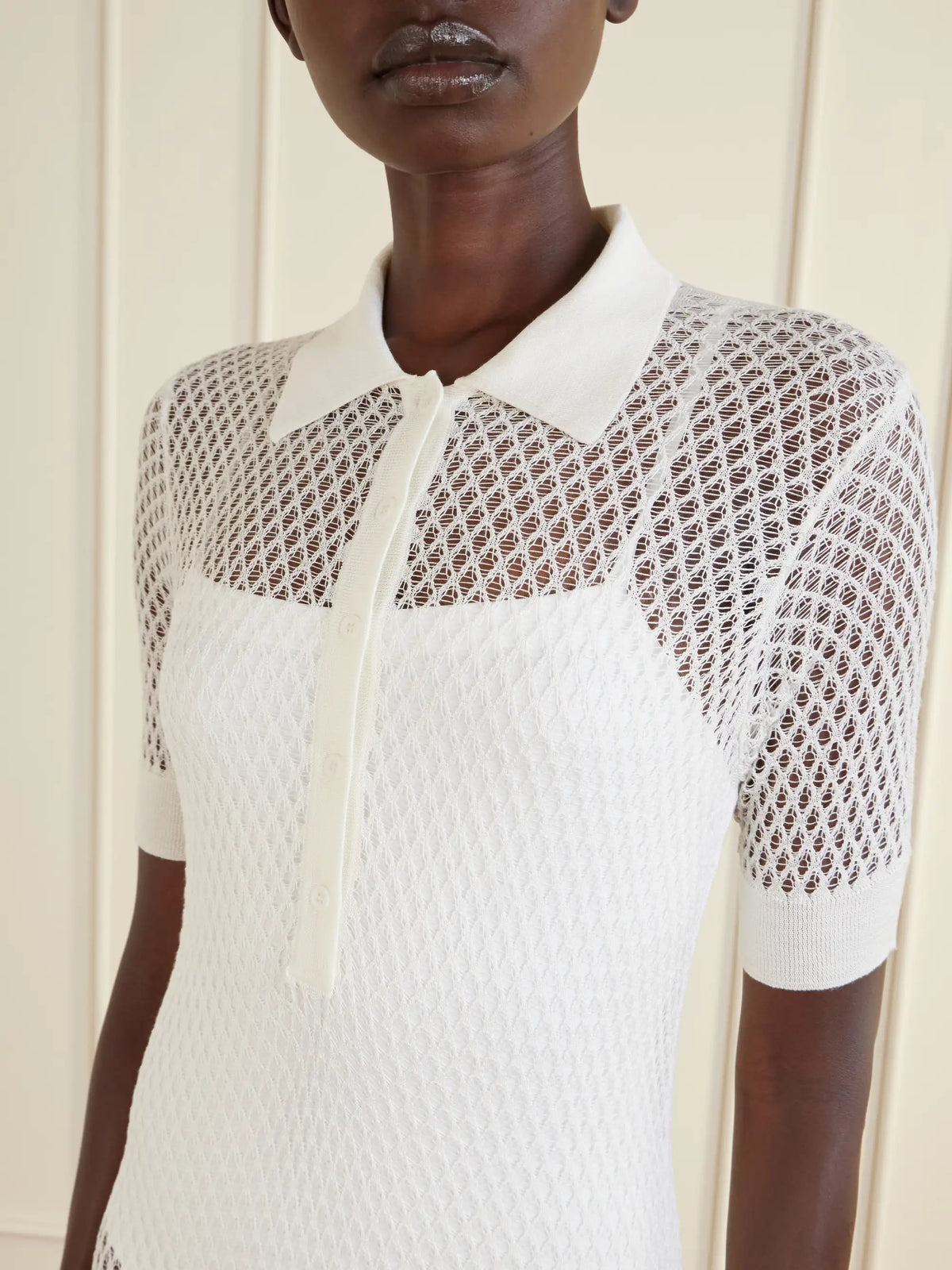 Kiki de Montparnasse Crocheted Silk Coverup