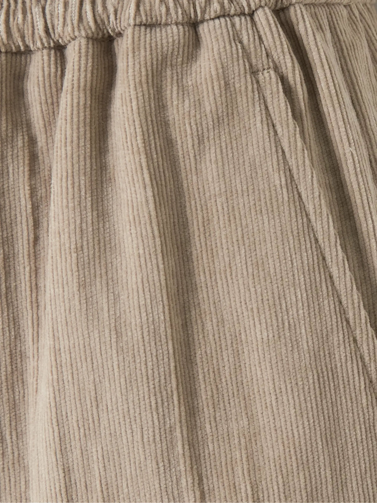 Gathered Cotton-blend Corduroy Wide-leg Pants