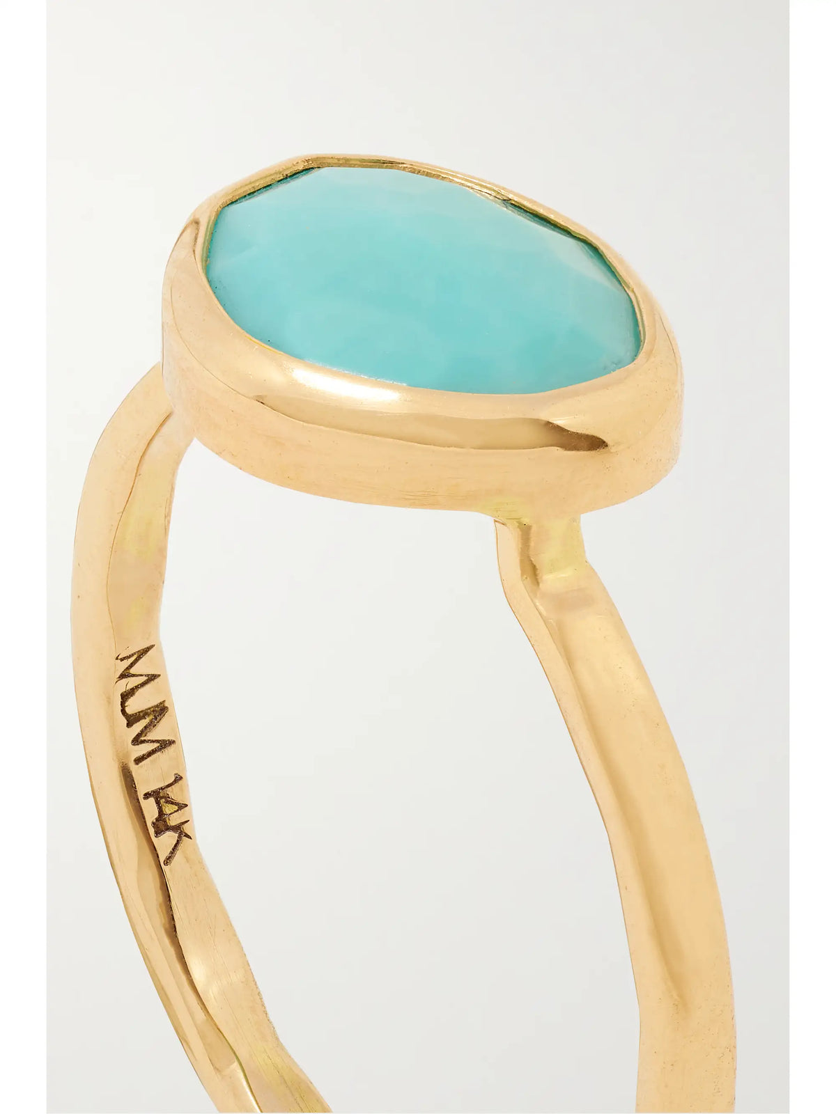 14-karat Recycled Gold Turquoise Ring