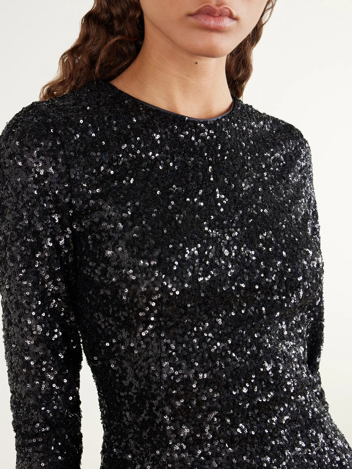 Dolce & Gabbana Sequin-embellished Mesh Mini Dress