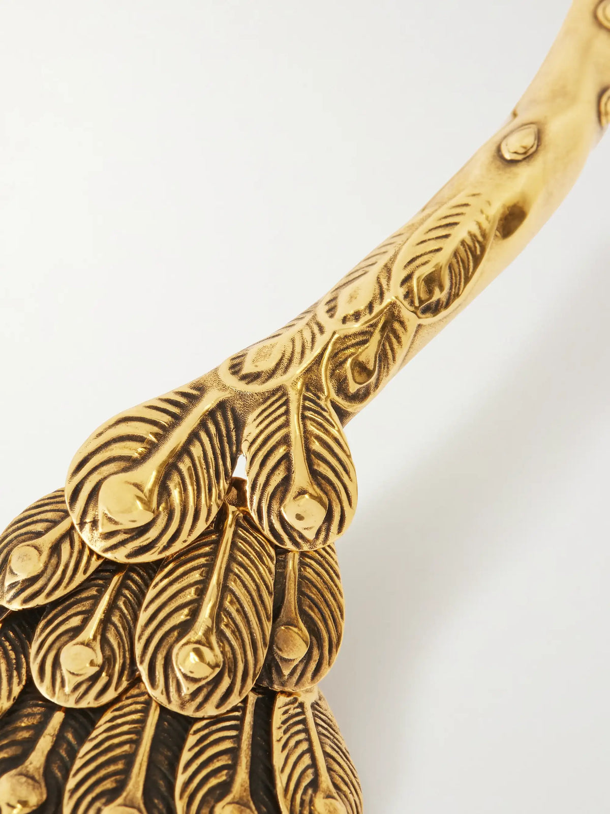 Peacock Gold-tone Choker