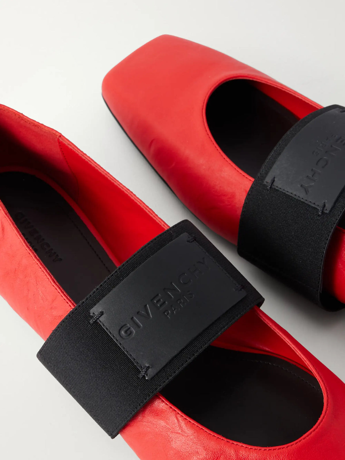 Leather Ballerina Flats