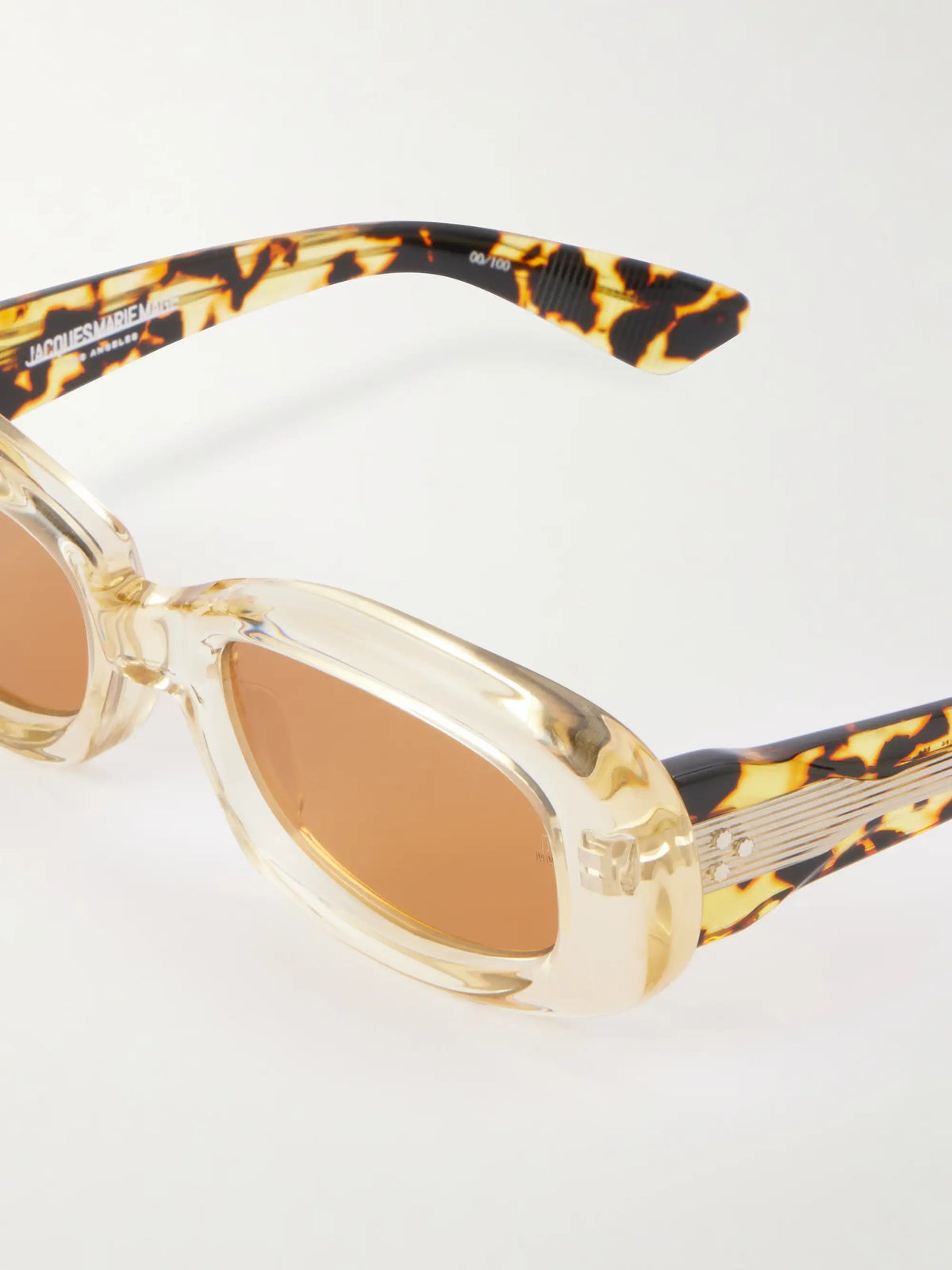 Ann Oval-frame Tortoiseshell Acetate Sunglasses