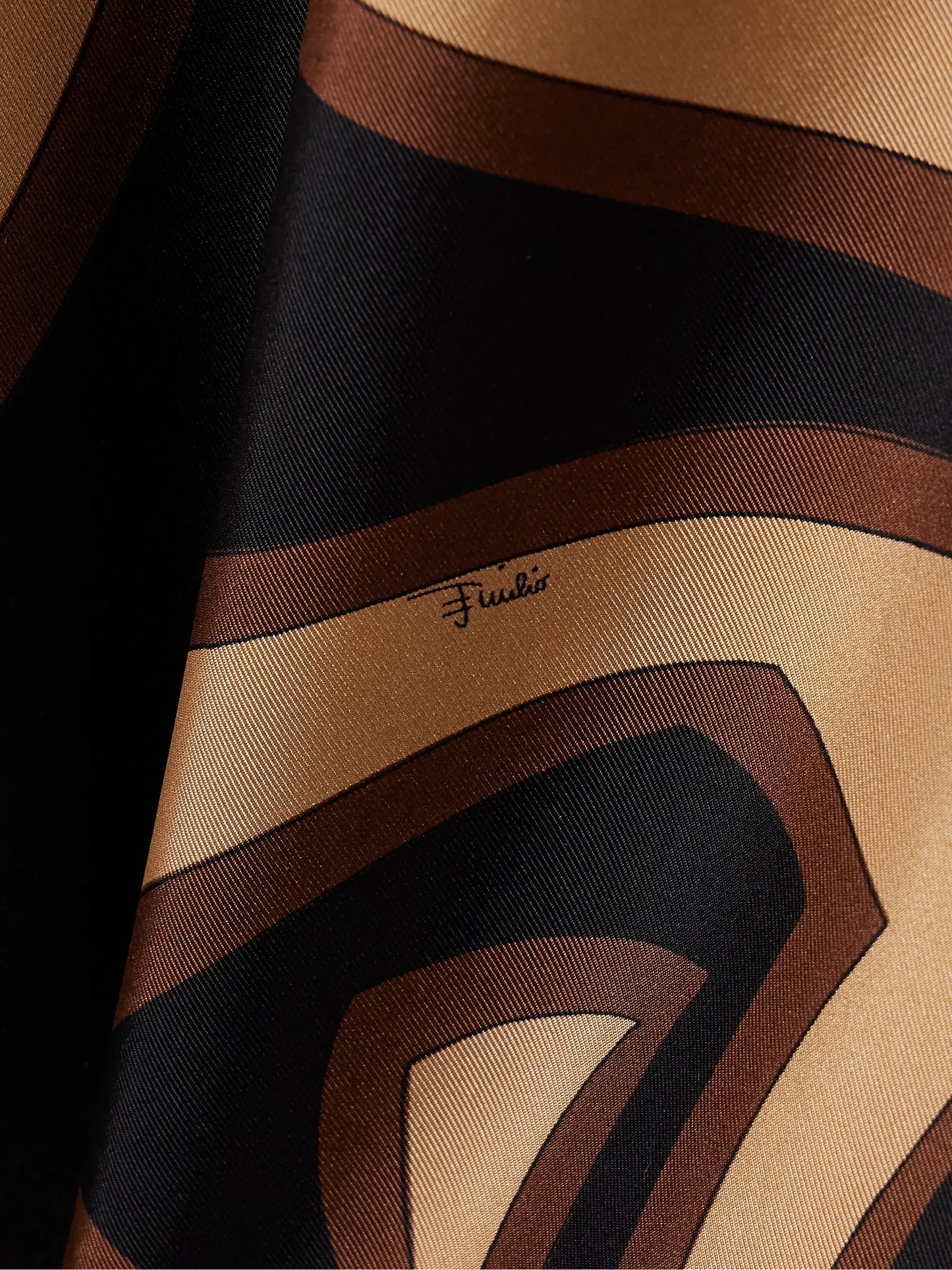 Printed Silk Kaftan