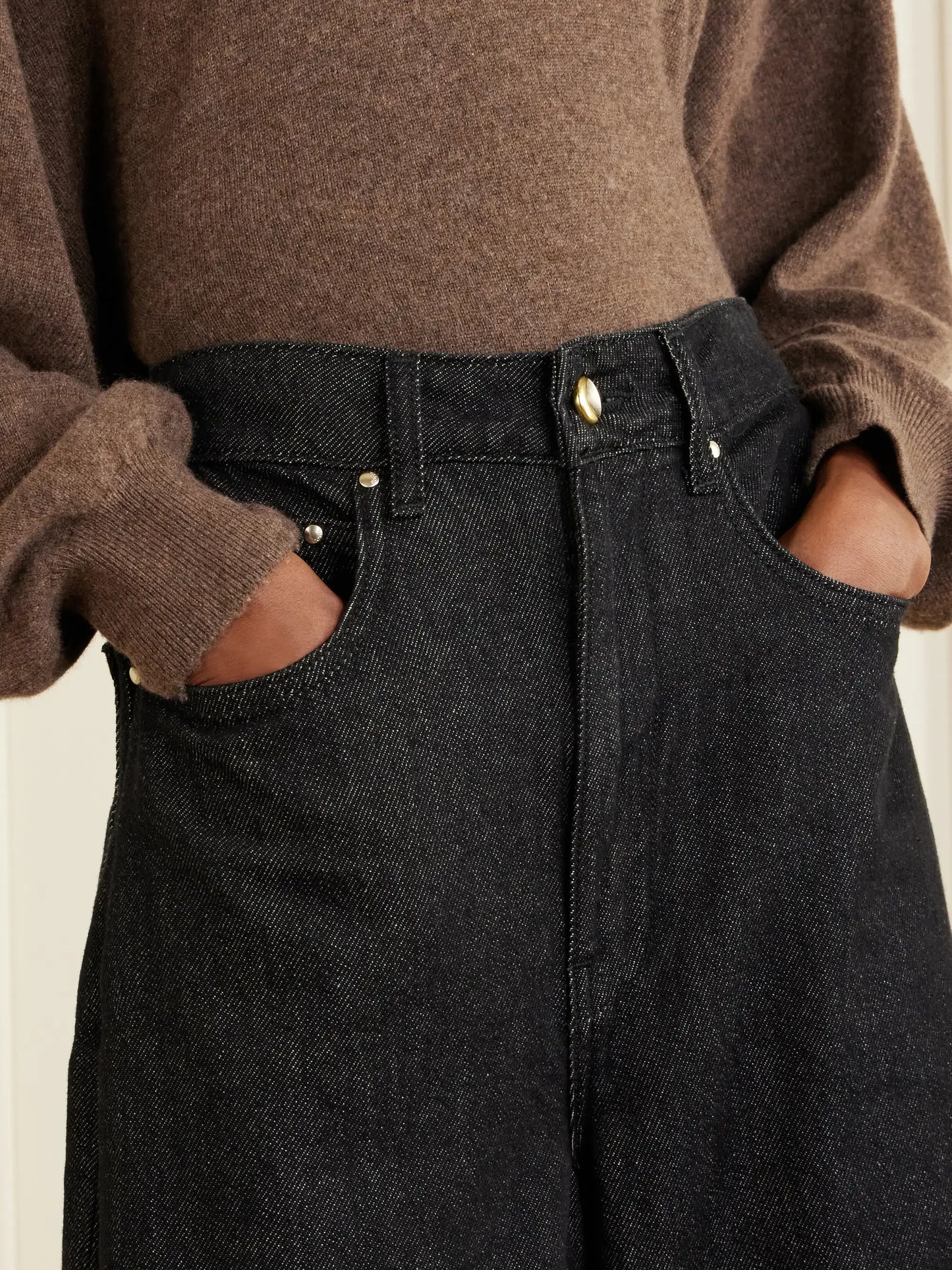 The Slick High-rise Wide-leg Jeans