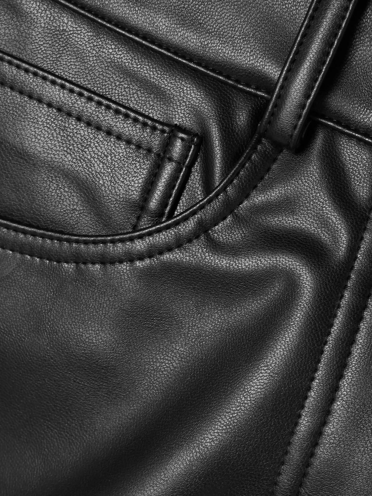 Leather-like Shorts