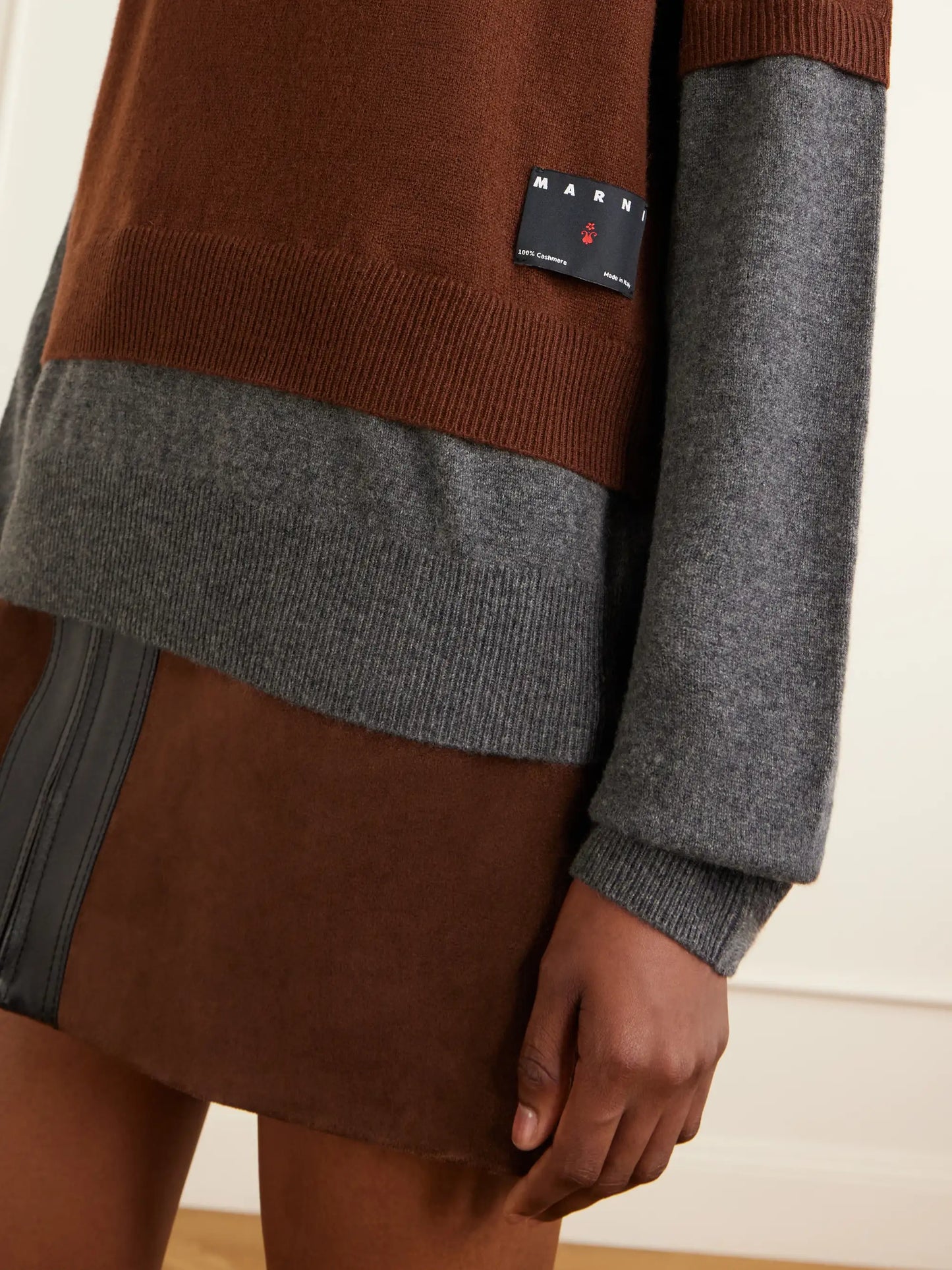 Logo-appliquéd Cashmere Cardigan