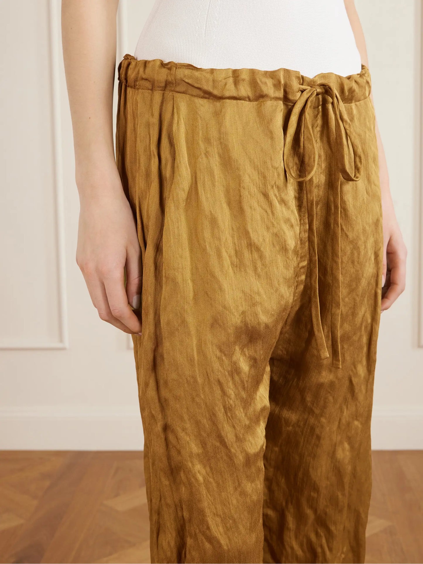 Rohen Crinkled-voile Pants