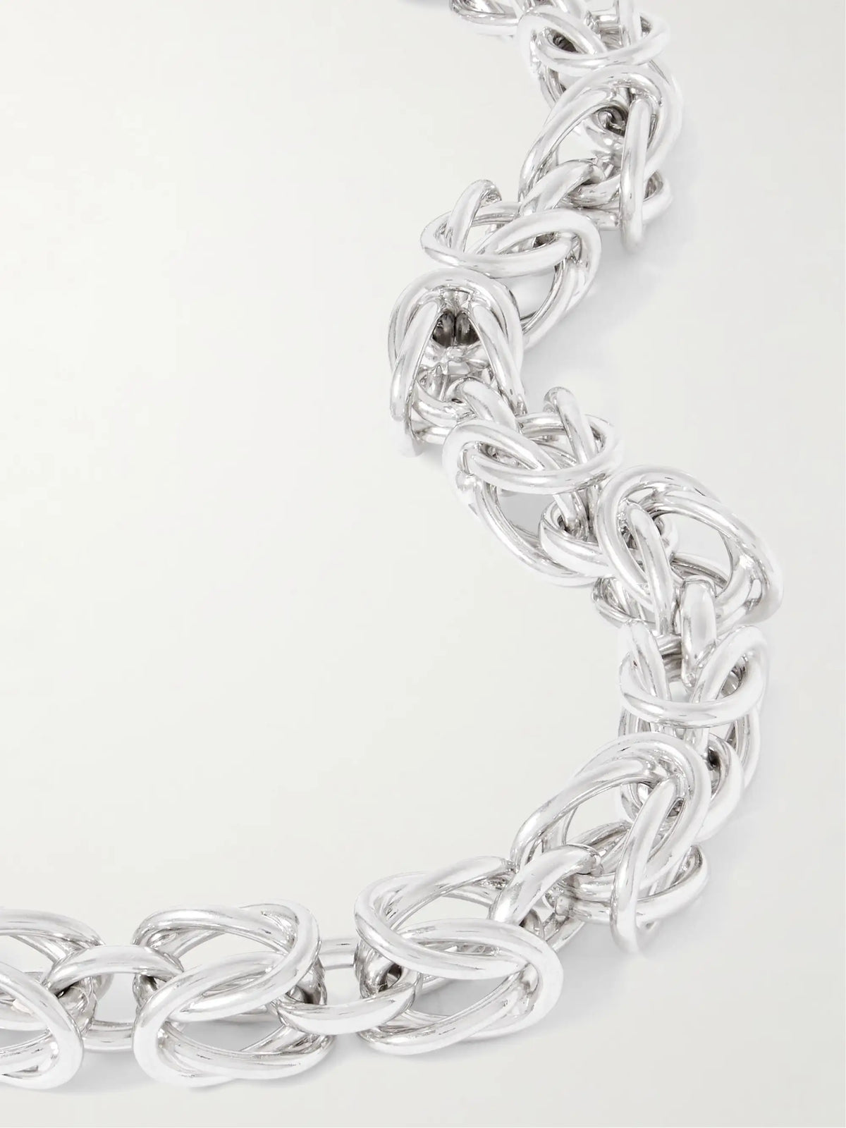 Byzantine Rhodium-plated Necklace