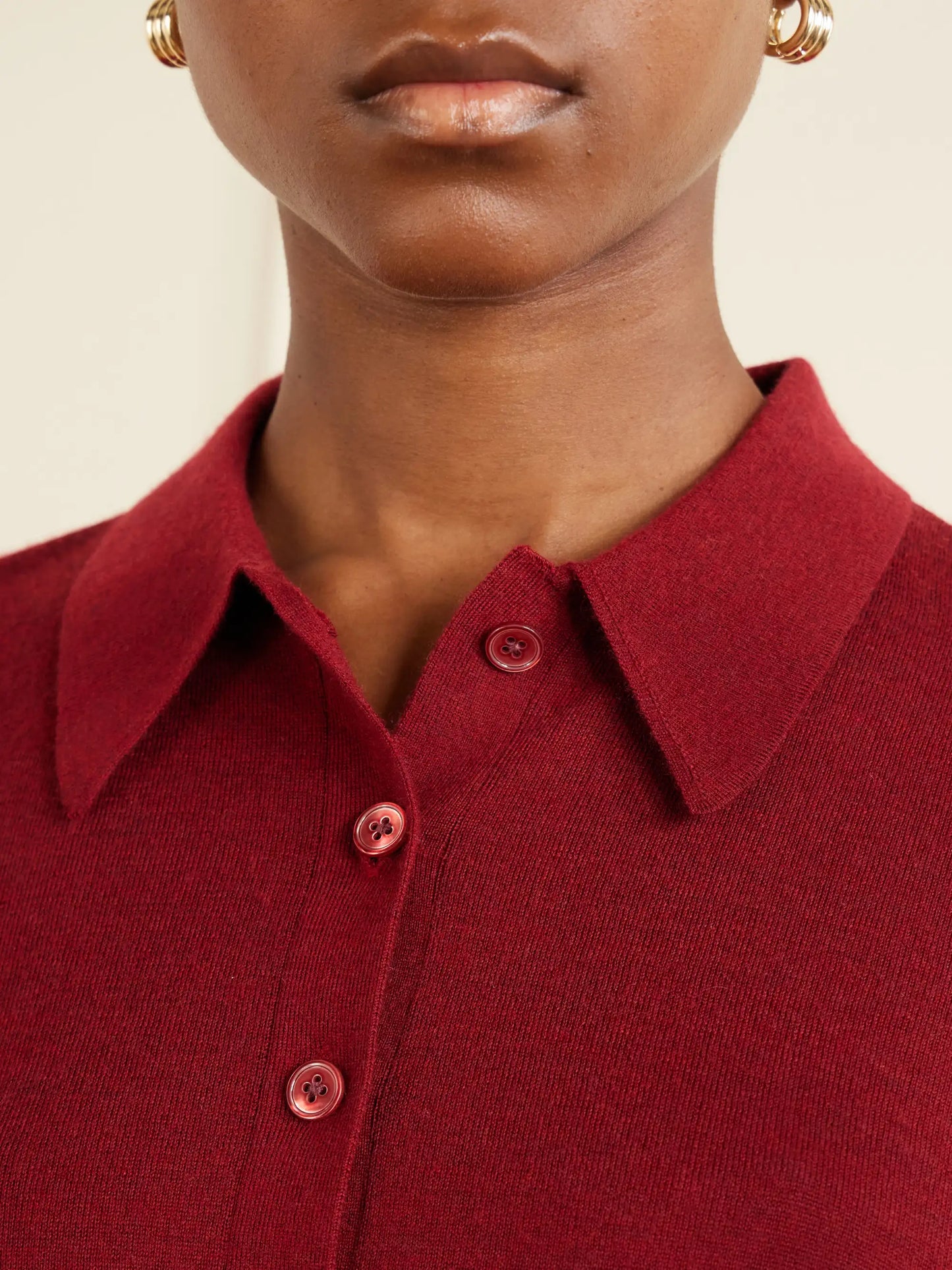 Cashmere Polo Sweater