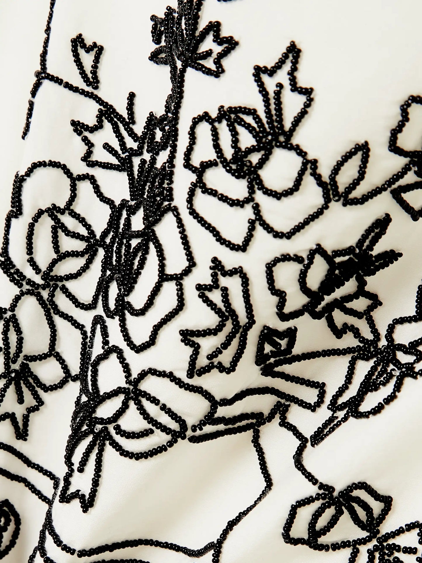Rosebloom Cropped Bead-embellished Fringed Cotton And Silk-blend Top