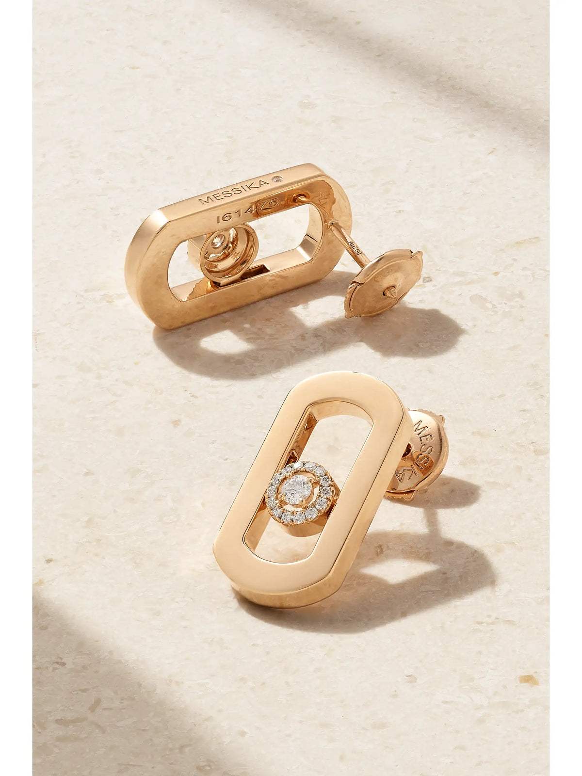 Move Citizen 18-karat Gold Diamond Earrings