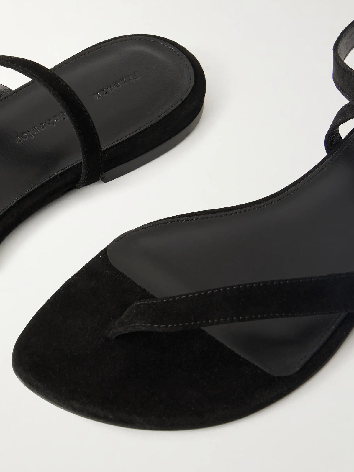 Tee Suede Sandals