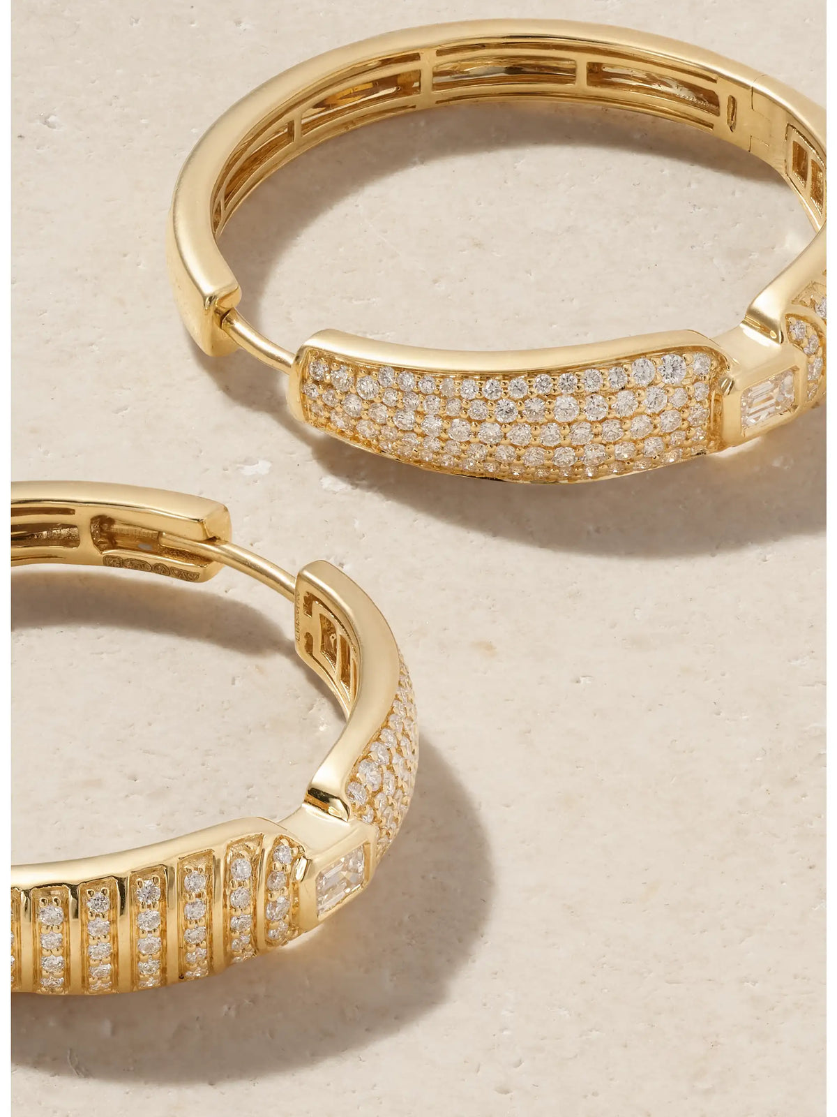 Adiré 18-karat Gold Diamond Hoop Earrings