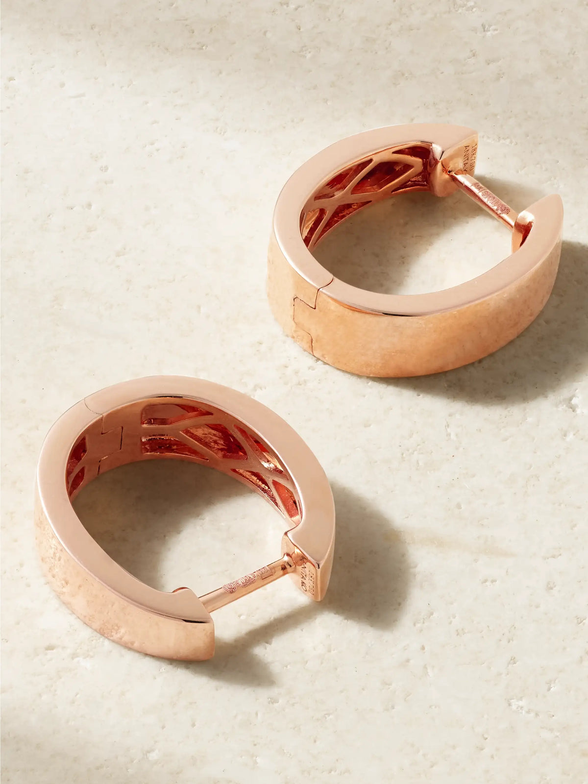 Small Meryl 18-karat Rose Gold Hoop Earrings