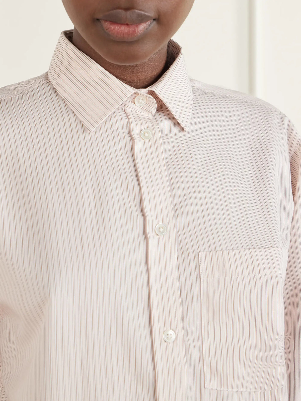 RÓHE Striped Woven Shirt